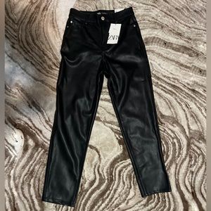 Zara leather pants